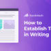 How to Establish Tone in Writing