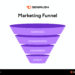 A visual of the marketing funnel, with awareness, consideration, conversion, and loyalty stages